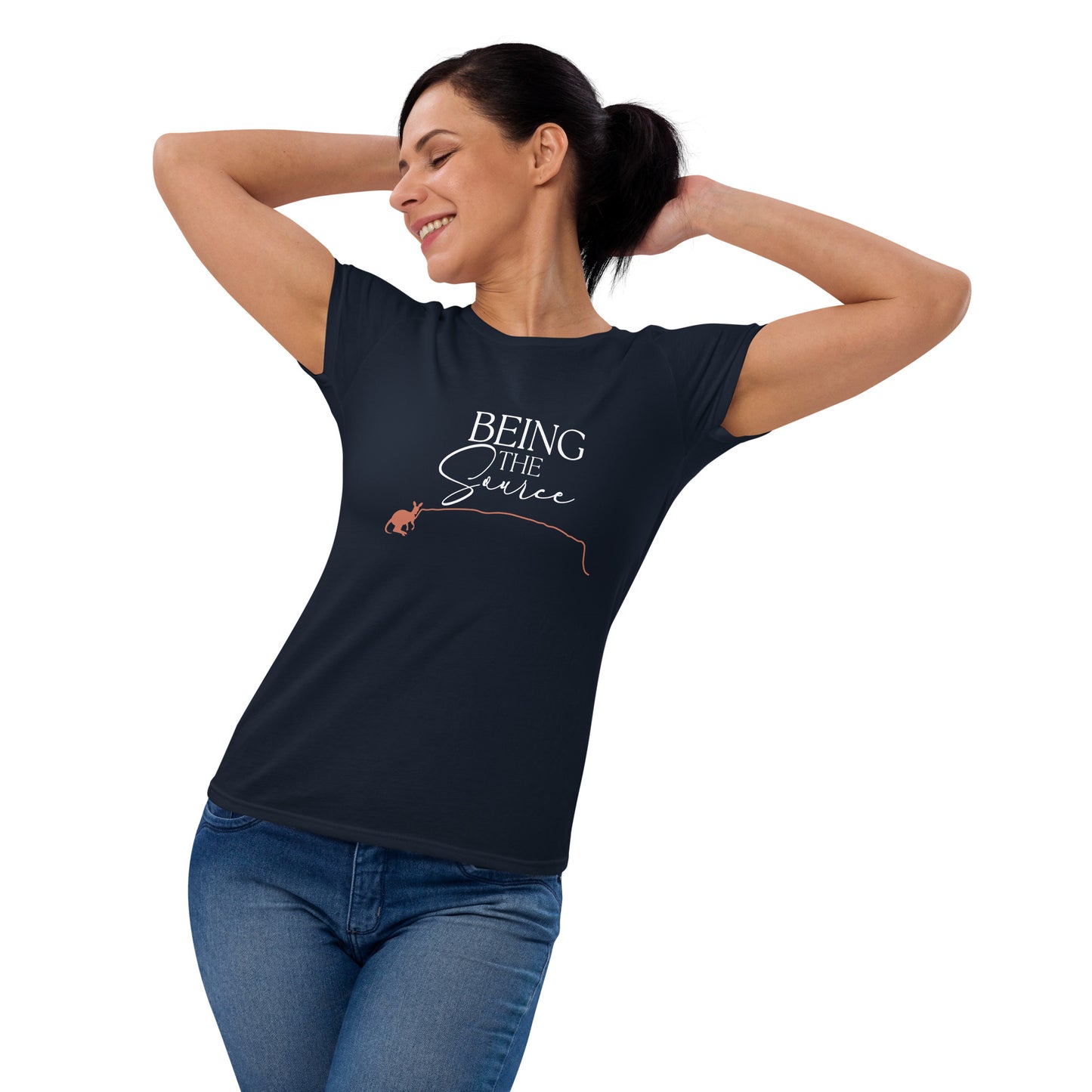 Being the Source| Women's fashion fit t-shirt | Dark