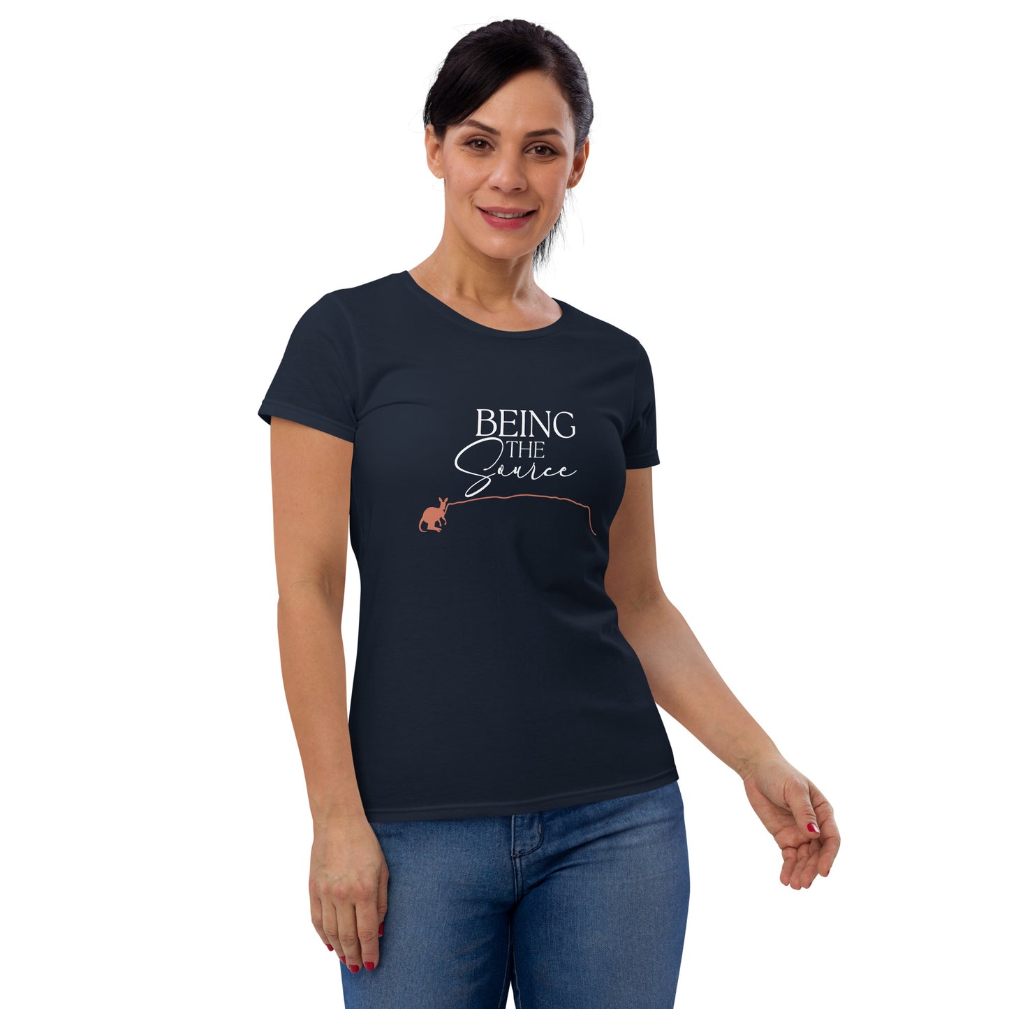 Being the Source| Women's fashion fit t-shirt | Dark