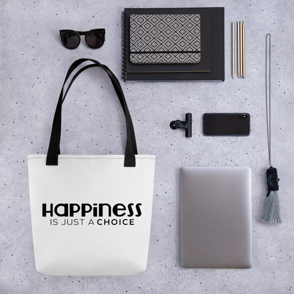 Happiness Is Just a Choice | Tote bag