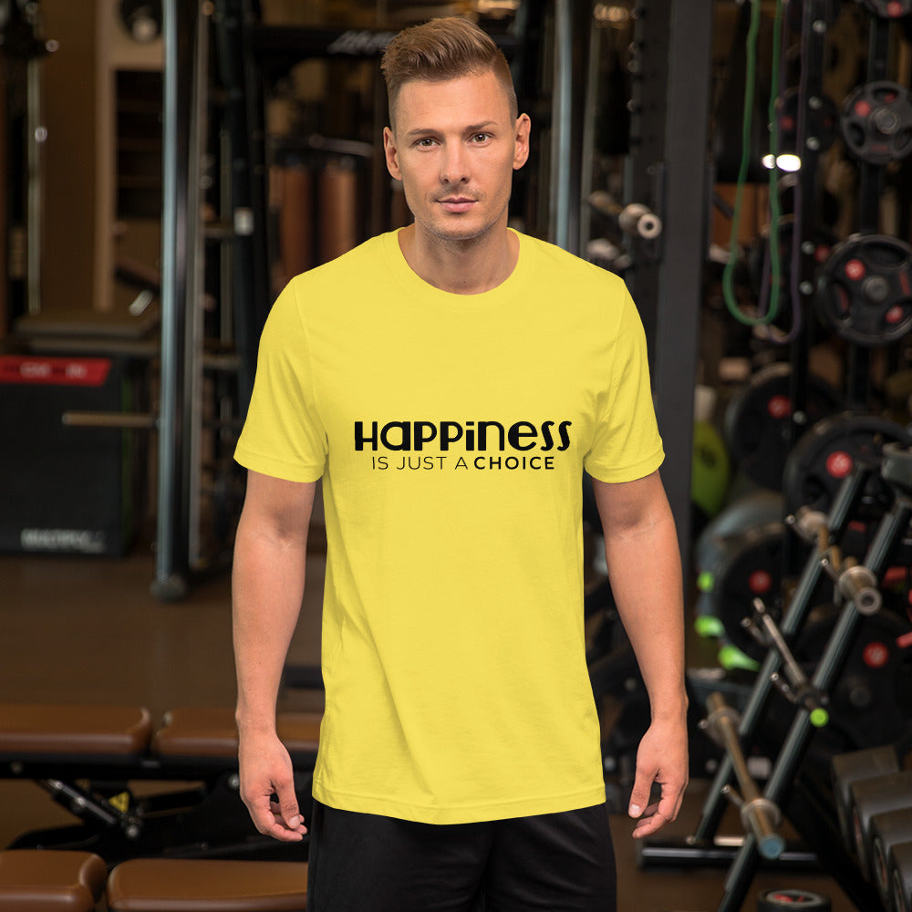 Happiness is just a choice | Short-Sleeve Unisex T-Shirt