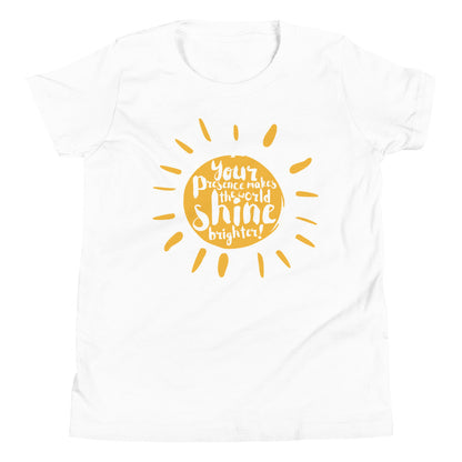 Your Presence Makes the World Shine - Youth Short Sleeve T-Shirt